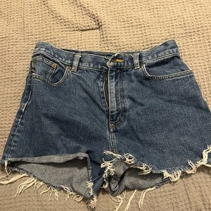 Denim shorts